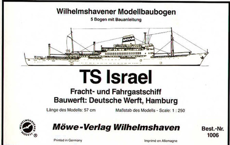 Plan Cargo Vessel TS Israel - WILHELMS